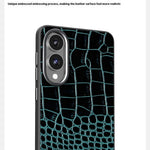 ABEEL For Samsung Galaxy S25 Edge Magnetic Case Crocodile Texture Micro-Embossing Back Cover