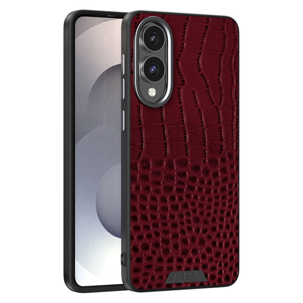 ABEEL For Samsung Galaxy S25 Edge Magnetic Case Crocodile Texture Micro-Embossing Back Cover