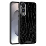 ABEEL till Samsung Galaxy S25 Edge Magnetiskt Fodral Krokodiltextur Mikropressad Baksida
