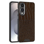 ABEEL For Samsung Galaxy S25 Edge Magnetic Case Crocodile Texture Micro-Embossing Back Cover