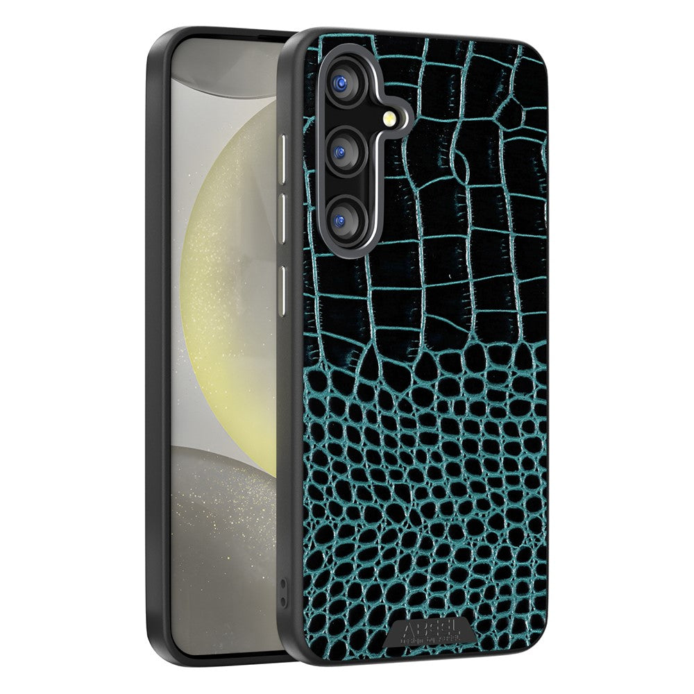 ABEEL til Samsung Galaxy S25+ Magnetisk cover Krokodilletekstur Mikroprægning Bagcover
