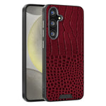 ABEEL til Samsung Galaxy S25+ Magnetisk cover Krokodilletekstur Mikroprægning Bagcover