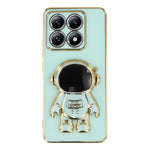 Xiaomi 14T-skal, galvaniserat mjukt TPU-mobilskal med dolt Astronaut-stöd