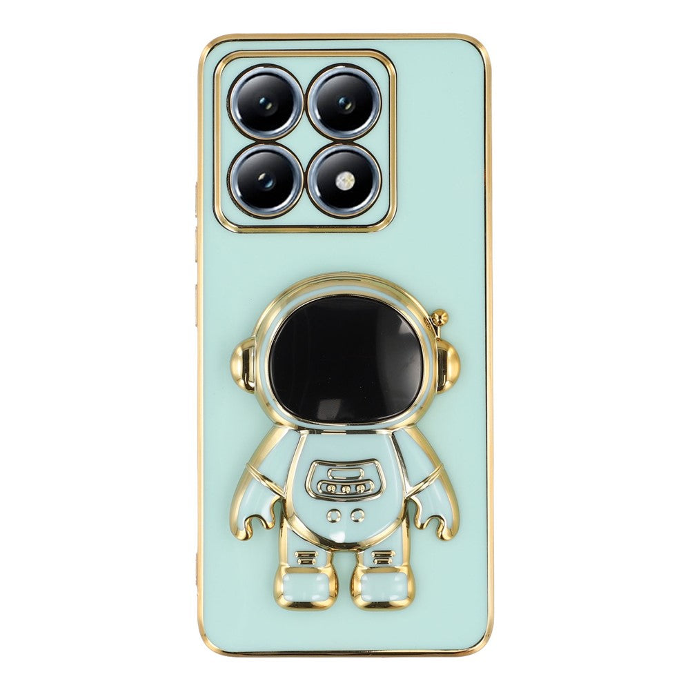 Xiaomi 14T-skal, galvaniserat mjukt TPU-mobilskal med dolt Astronaut-stöd