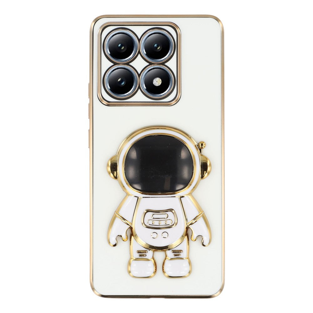 Xiaomi 14T-skal, galvaniserat mjukt TPU-mobilskal med dolt Astronaut-stöd