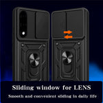 OnePlus Nord 5 5G / Ace 5 Ultra 5G-skal med skjutbart kameralock PC + TPU-stativmobilskal