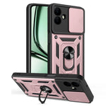 Til Samsung Galaxy A08 5G / A08 4G / A07 5G / A07 4G Cover med skydelåg til kamera PC + TPU Kickstand Telefoncover