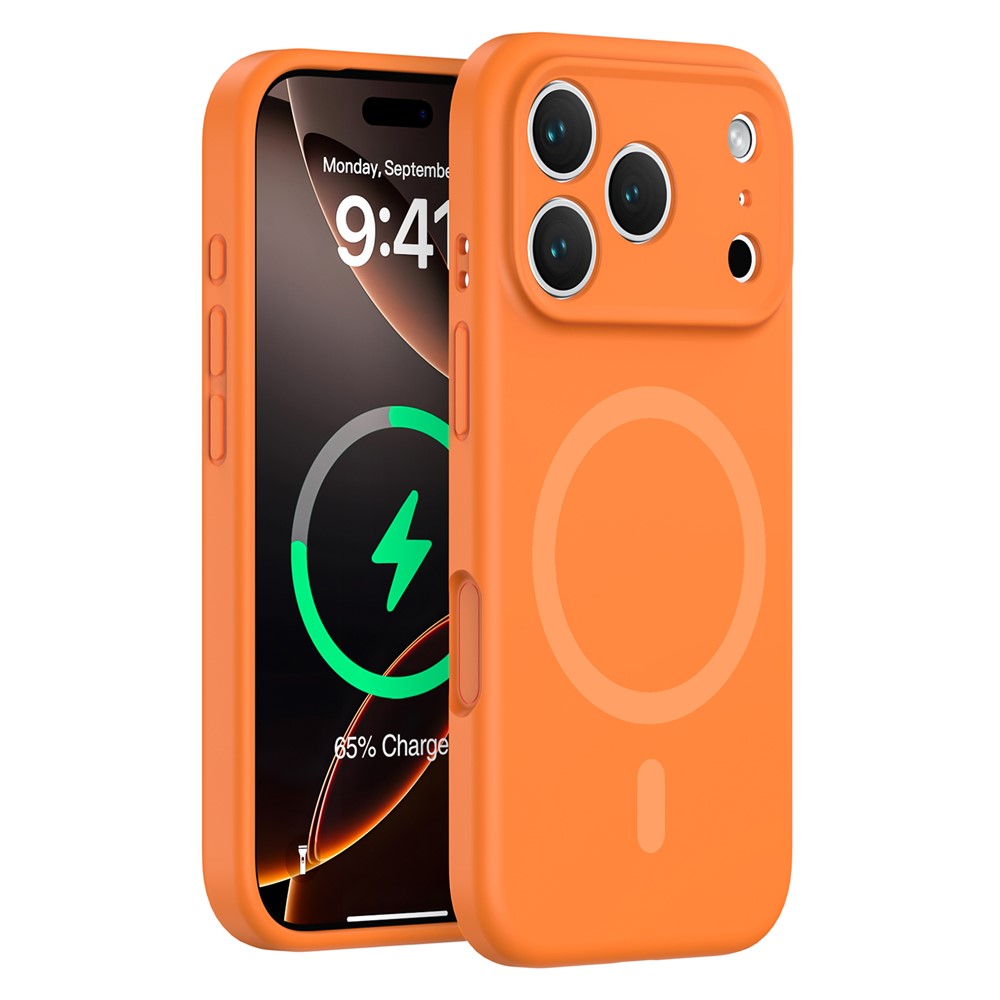 For iPhone 17 Pro Max Case Compatible with MagSafe Precision Fit PC + Liquid Silicone Protective Phone Cover