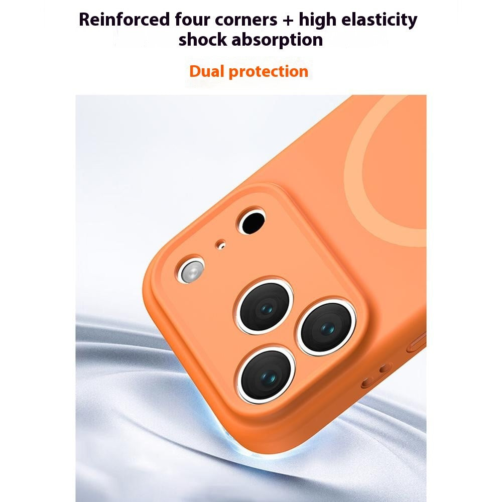 For iPhone 17 Pro Max Case Compatible with MagSafe Precision Fit PC + Liquid Silicone Protective Phone Cover
