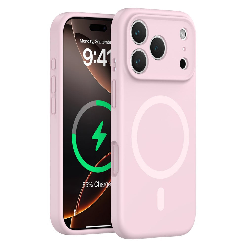 For iPhone 17 Pro Max Case Compatible with MagSafe Precision Fit PC + Liquid Silicone Protective Phone Cover