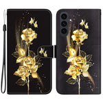 For Samsung Galaxy S25 FE Wallet Phone Case Anti-Drop Pattern Printing Leather Flip Cover with Strap