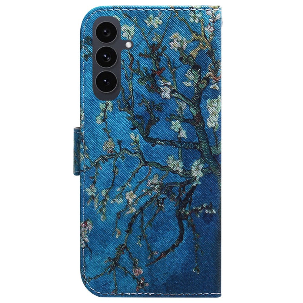 For Samsung Galaxy S25 FE Wallet Case Pattern Print Leather Phone Cover