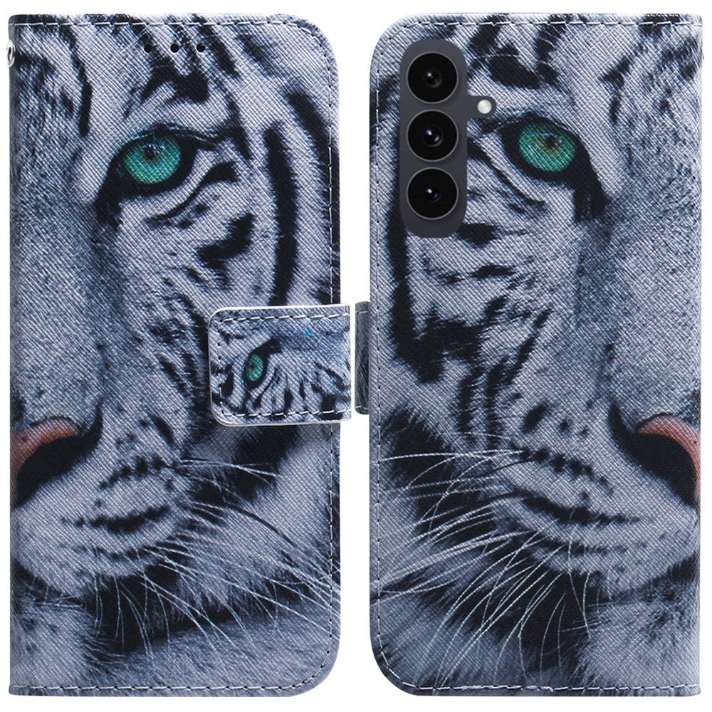For Samsung Galaxy S25 FE Wallet Case Pattern Print Leather Phone Cover