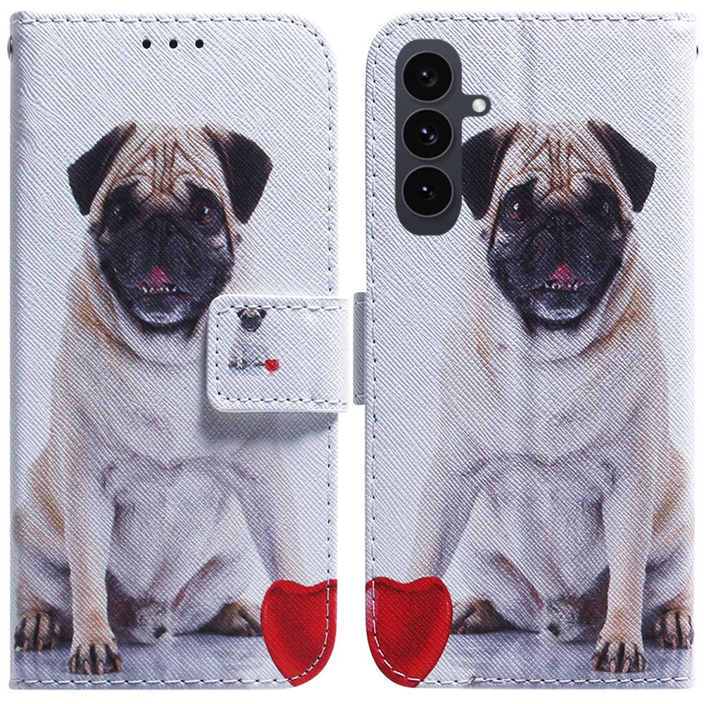 For Samsung Galaxy S25 FE Wallet Case Pattern Print Leather Phone Cover