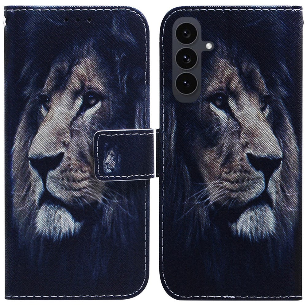 For Samsung Galaxy S25 FE Wallet Case Pattern Print Leather Phone Cover