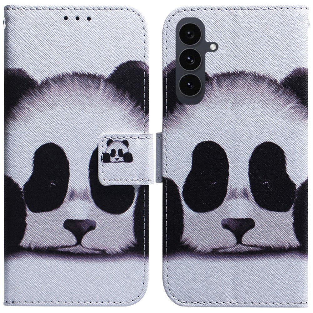 For Samsung Galaxy S25 FE Wallet Case Pattern Print Leather Phone Cover