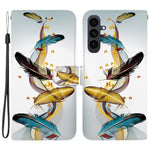 For Samsung Galaxy S25 FE Case Pattern Printing Leather Flip Wallet Phone Cover with Lanyard