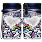 For Samsung Galaxy S25 FE Case Pattern Printing Leather Flip Wallet Phone Cover with Lanyard