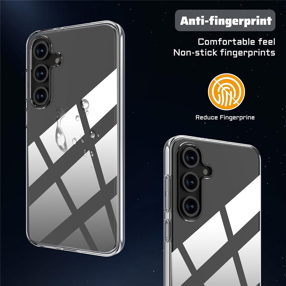 For Samsung Galaxy A18 5G / A18 4G / A17 5G / A17 4G Clear TPU Anti-Scratch Phone Case + 2.5D Arc Edge Screen Protector