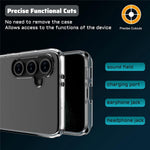 For Samsung Galaxy A18 5G / A18 4G / A17 5G / A17 4G Clear TPU Anti-Scratch Phone Case + 2.5D Arc Edge Screen Protector