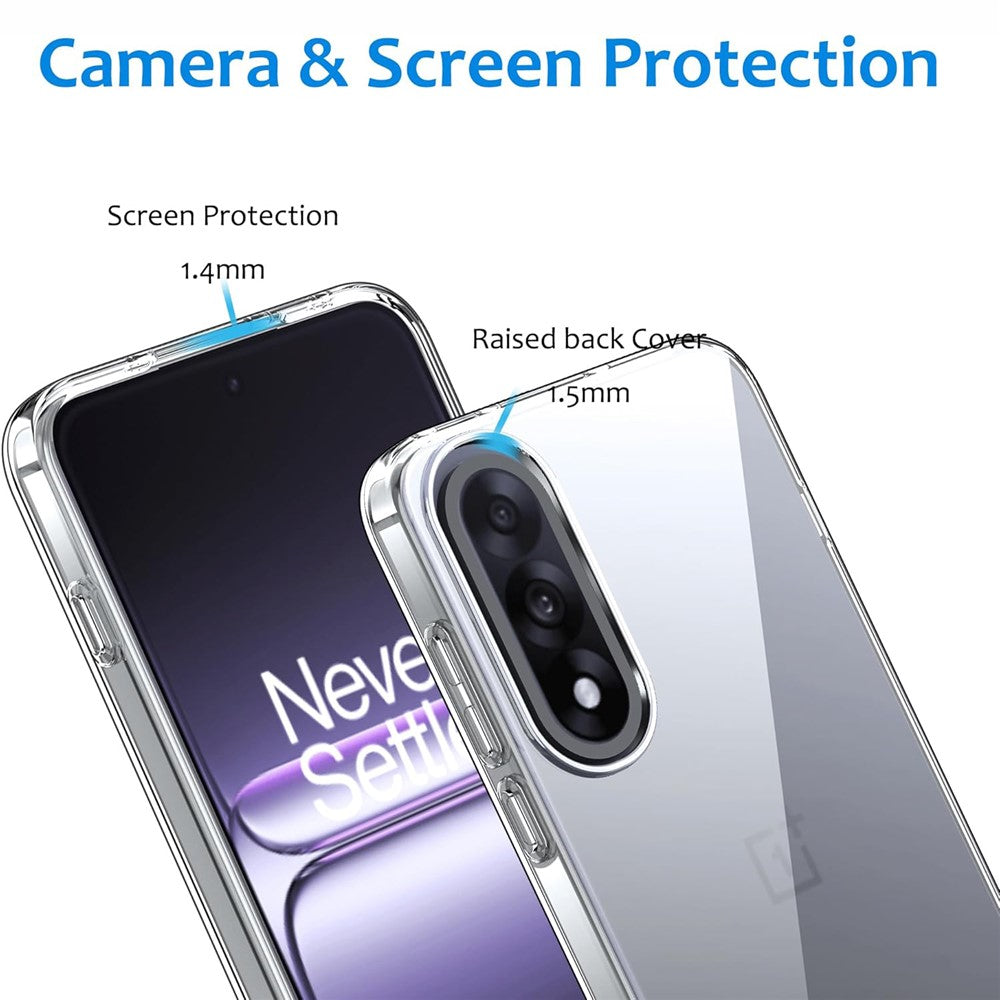 For OnePlus Nord 5 5G / Ace 5 Ultra 5G Case Anti-Fingerprint Crystal Clear TPU Phone Cover