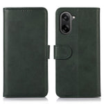 OnePlus Nord CE5 5G / Ace 5 Racing 5G-mobilskal, plånboksfodral i läder med kohud och stativ