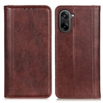 OnePlus Nord CE5 5G / Ace 5 Racing 5G stativcover i splitlæder med litchi-tekstur og pung-etui