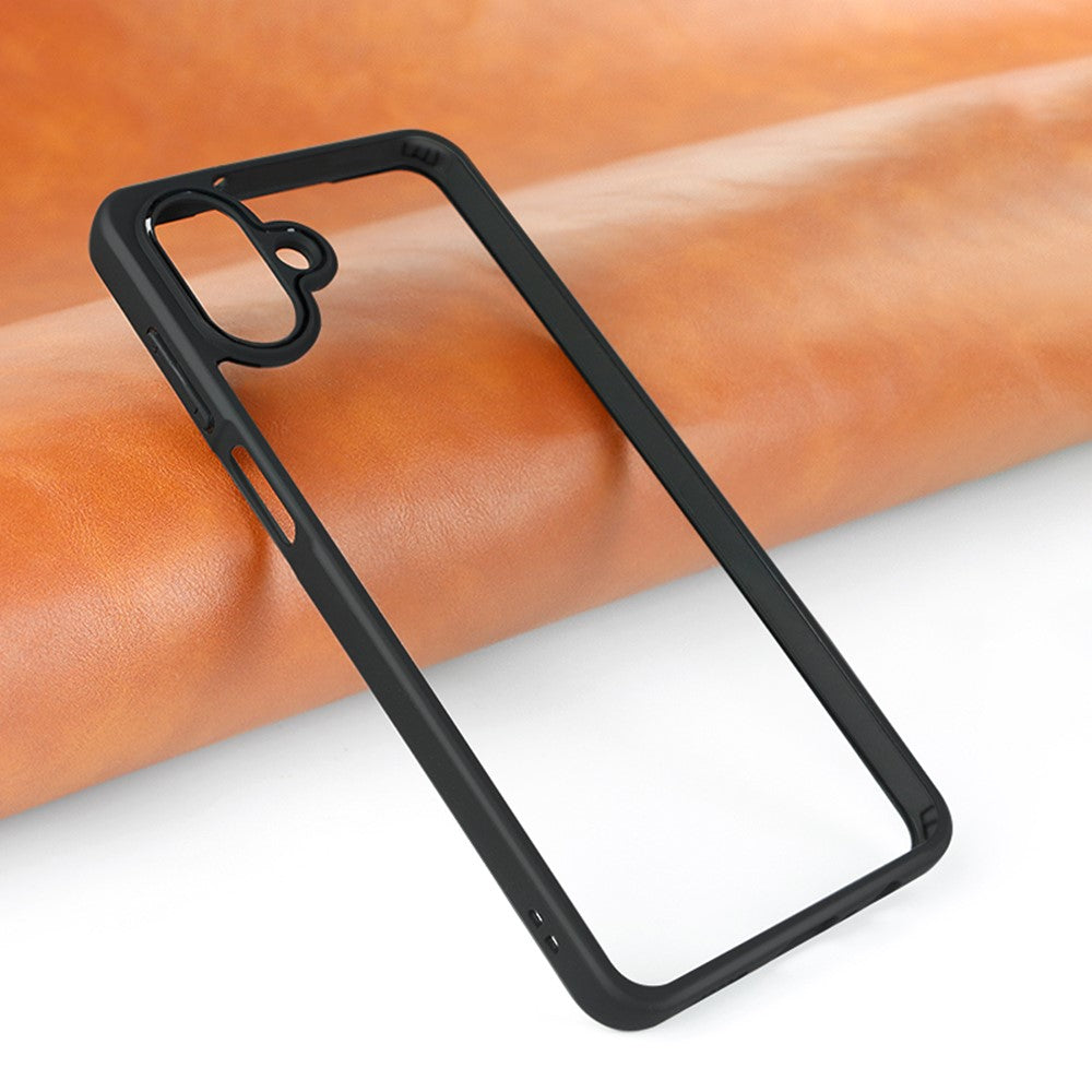 Til Samsung Galaxy A08 5G / A08 4G / A07 5G / A07 4G cover stødsikkert PC + TPU gennemsigtigt bagcover til telefon