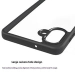 Til Samsung Galaxy A08 5G / A08 4G / A07 5G / A07 4G cover stødsikkert PC + TPU gennemsigtigt bagcover til telefon