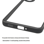 OnePlus Nord CE5 5G / Ace 5 Racing 5G-skal, stötsäkert PC + TPU-baksida, genomskinligt mobilskal