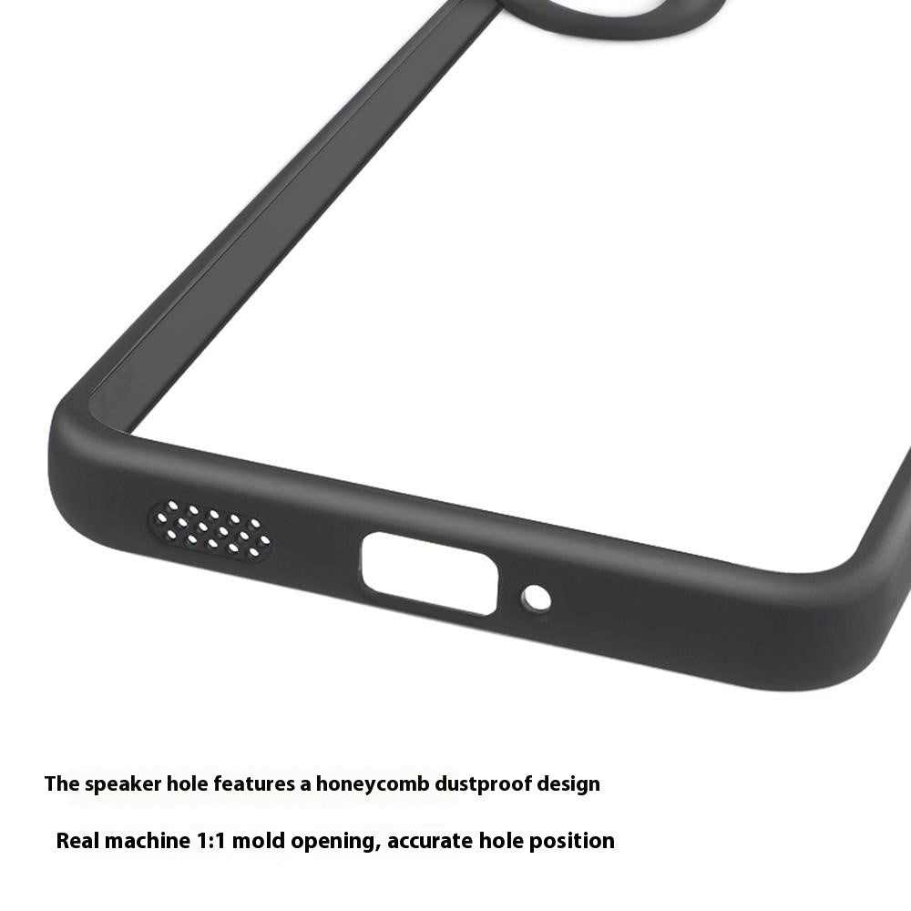 OnePlus Nord CE5 5G / Ace 5 Racing 5G-skal, stötsäkert PC + TPU-baksida, genomskinligt mobilskal