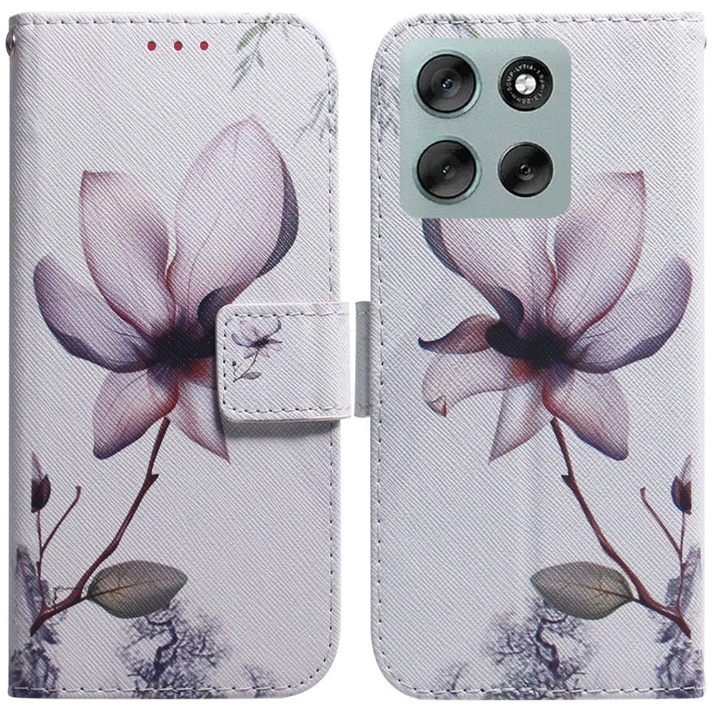 For Motorola Moto G56 5G Wallet Case Pattern Print Leather Phone Cover