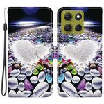 For Motorola Moto G86 5G Case Pattern Printing Leather Flip Wallet Phone Cover with Lanyard