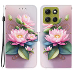 For Motorola Moto G86 5G Case Pattern Printing Leather Flip Wallet Phone Cover with Lanyard