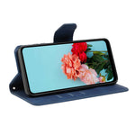 For Xiaomi 12T 5G / 12T Pro 5G / Redmi K50 Ultra 5G Solid Color PU Leather Phone Shell, Wallet Stand Design Anti-Drop Magnetic Clasp Phone Case