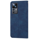 For Xiaomi 12T 5G / 12T Pro 5G / Redmi K50 Ultra 5G Solid Color PU Leather Phone Shell, Wallet Stand Design Anti-Drop Magnetic Clasp Phone Case