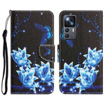 For Xiaomi 12T 5G / 12T Pro 5G / Redmi K50 Ultra 5G Cross Texture PU Leather Shockproof Cover Pattern Printing Flip Stand Wallet Case