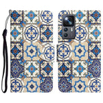 For Xiaomi 12T 5G / 12T Pro 5G / Redmi K50 Ultra 5G Cross Texture PU Leather Shockproof Cover Pattern Printing Flip Stand Wallet Case