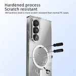 ABEEL For Samsung Galaxy Z Fold7 5G Magnetic Case Clear PC Anti Scratch Phone Cover