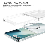 ABEEL For Samsung Galaxy Z Flip7 5G Magnetic Case Clear PC Anti Scratch Phone Cover