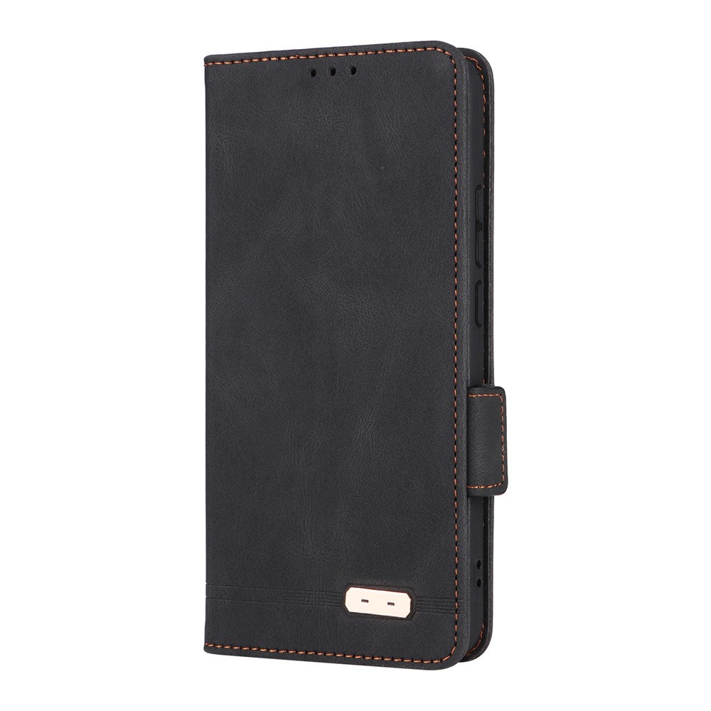 For Oppo Reno14 Pro 5G (Global) Case Leather Wallet Flip Phone Cover with Hardware Decor