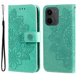 For Xiaomi Redmi 15C 5G (EU) (173mm) / 15C 4G (EU) (173mm) Case Floral Pattern PU Leather Wallet Stand Phone Cover