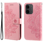 For Xiaomi Redmi 15C 5G (EU) (173mm) / 15C 4G (EU) (173mm) Case Floral Pattern PU Leather Wallet Stand Phone Cover