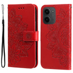 For Xiaomi Redmi 15C 5G (EU) (173mm) / 15C 4G (EU) (173mm) Case Floral Pattern PU Leather Wallet Stand Phone Cover