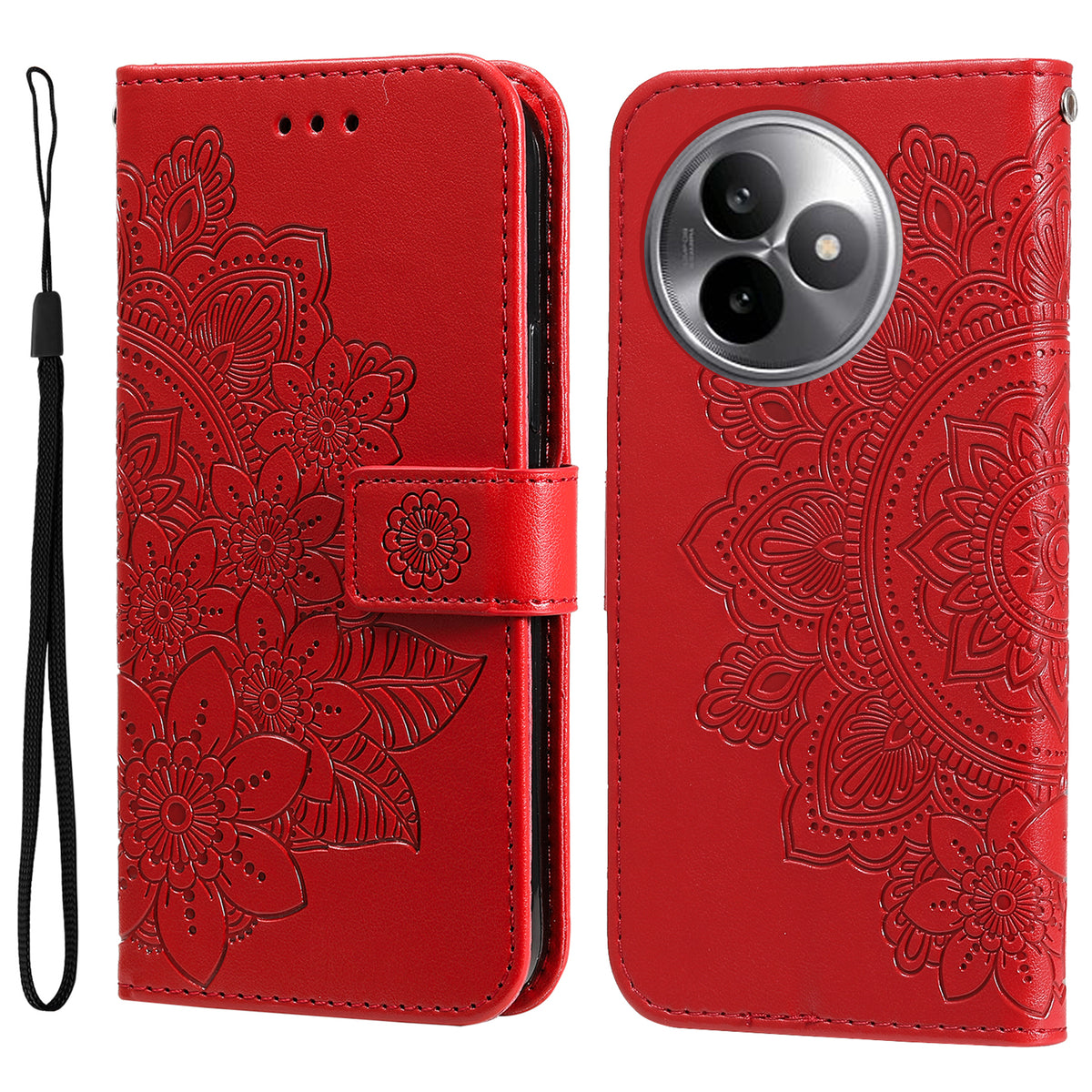 For Xiaomi Redmi K80 Ultra 5G Case Floral Pattern PU Leather Wallet Stand Phone Cover