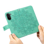 OnePlus Ace 5 Racing 5G / OnePlus Nord CE5 5G skal blommönster PU-läder plånboksfodral
