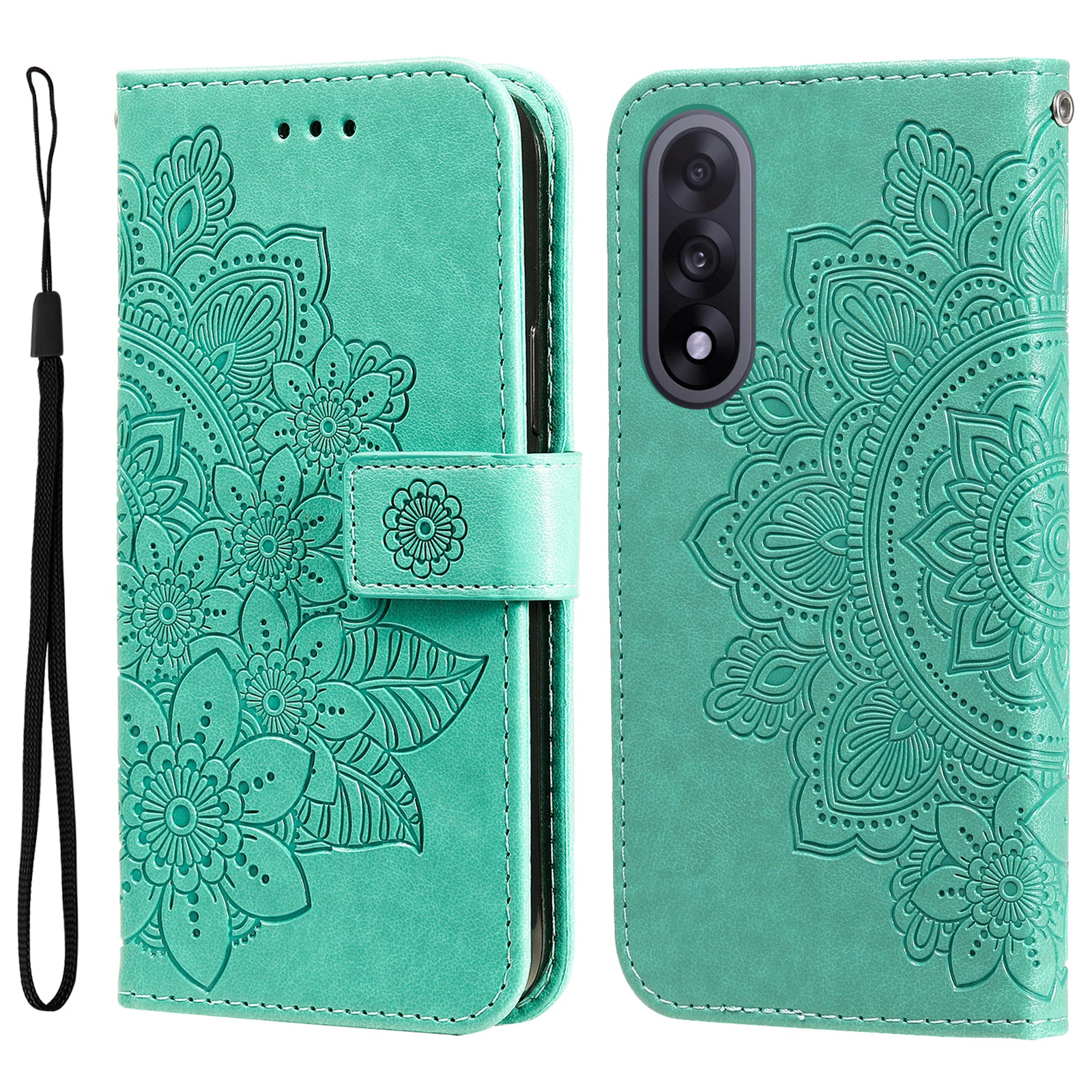 For OnePlus Ace 5 Ultra 5G / OnePlus Nord 5 5G Case Floral Pattern PU Leather Wallet Stand Phone Cover