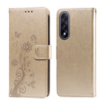 OnePlus Ace 5 Ultra 5G / OnePlus Nord 5 5G Läderfodral Fjärilsblommigt Tryck Plånboksfodral