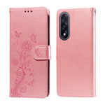 OnePlus Ace 5 Ultra 5G / OnePlus Nord 5 5G Läderfodral Fjärilsblommigt Tryck Plånboksfodral