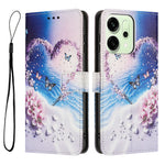 Oppo Reno14 Pro 5G (Kina) / Oppo Reno14 Pro 5G (Global) Plånboksfodral Mönstertryck PU-läder mobilfodral med Snodd